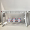 Clear Printed Makeup Pouch