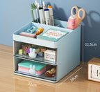 Cosmetic Storage Box with Dustproof Drawer Rack