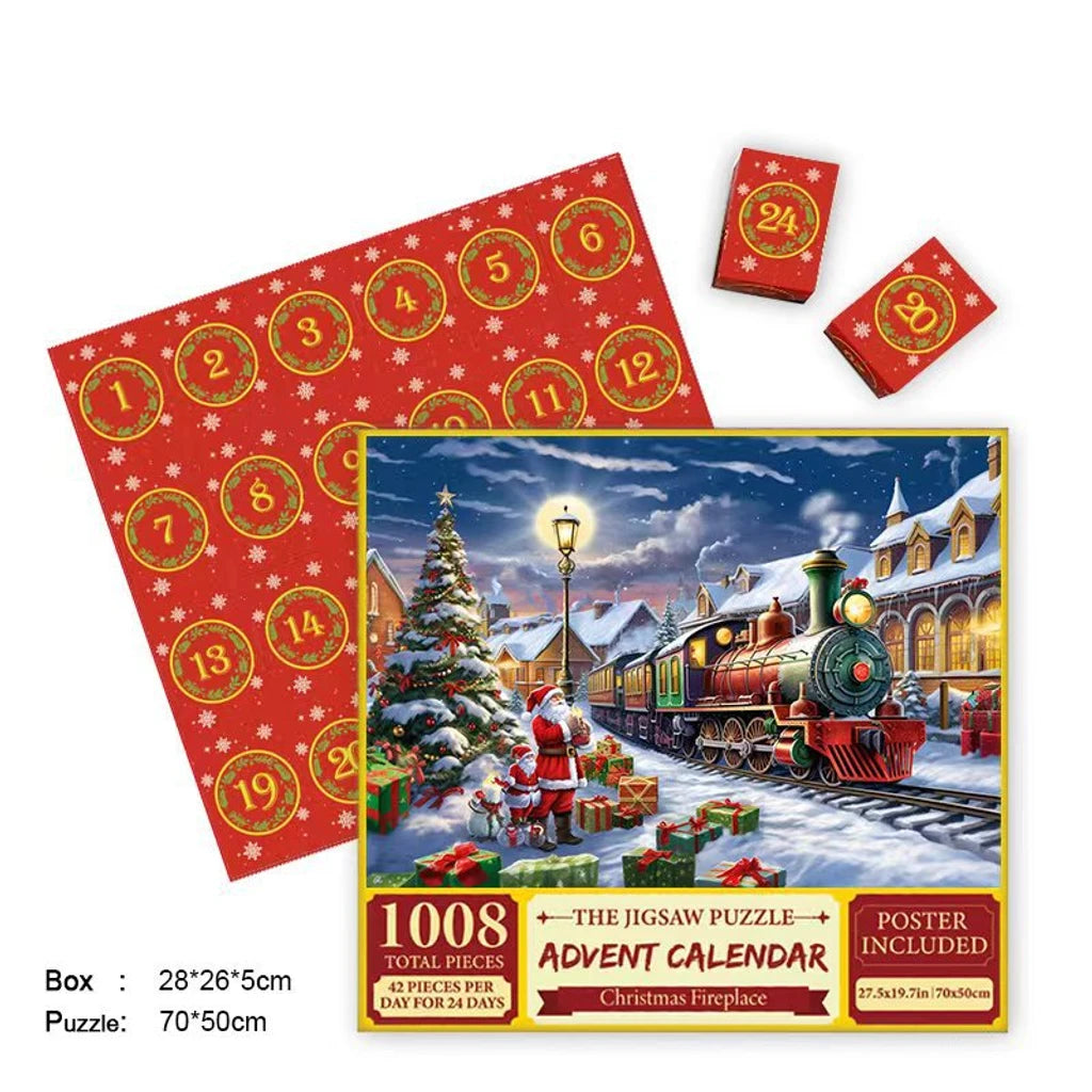 メリー ジグソー アドベントカレンダーパズル