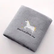 Embroidered Rectangular Towel — 33 × 73 cm