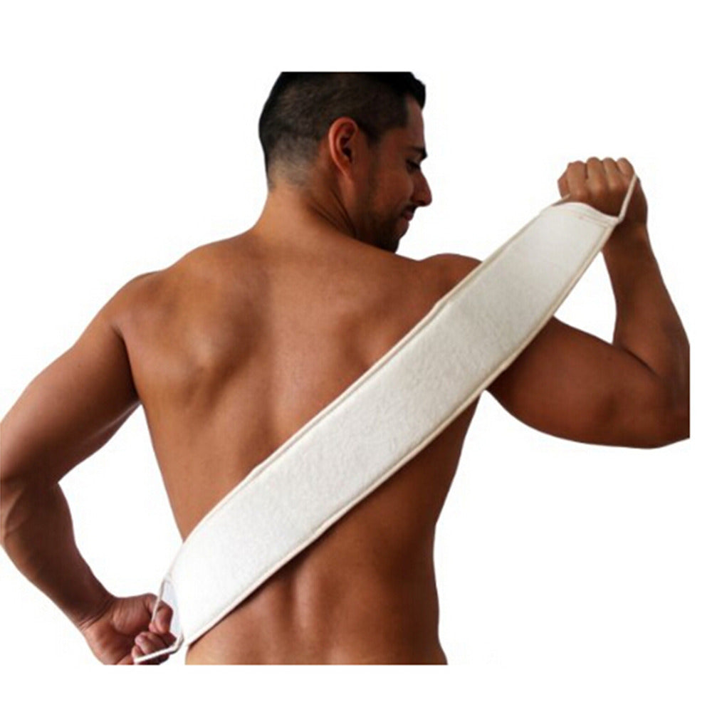Loofah Back Scrubbing Strap