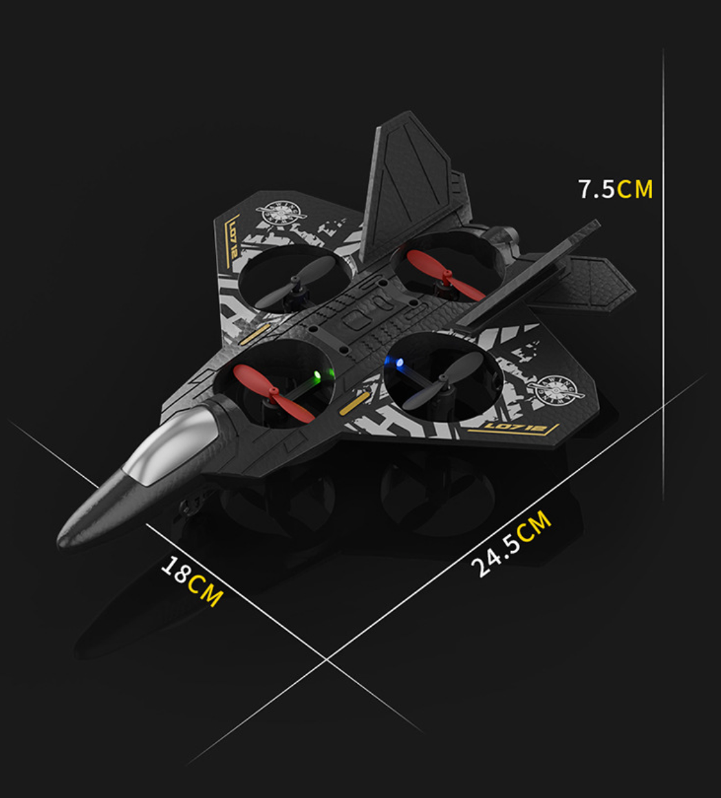 Avion de chasse RC en mousse légère pour enfants