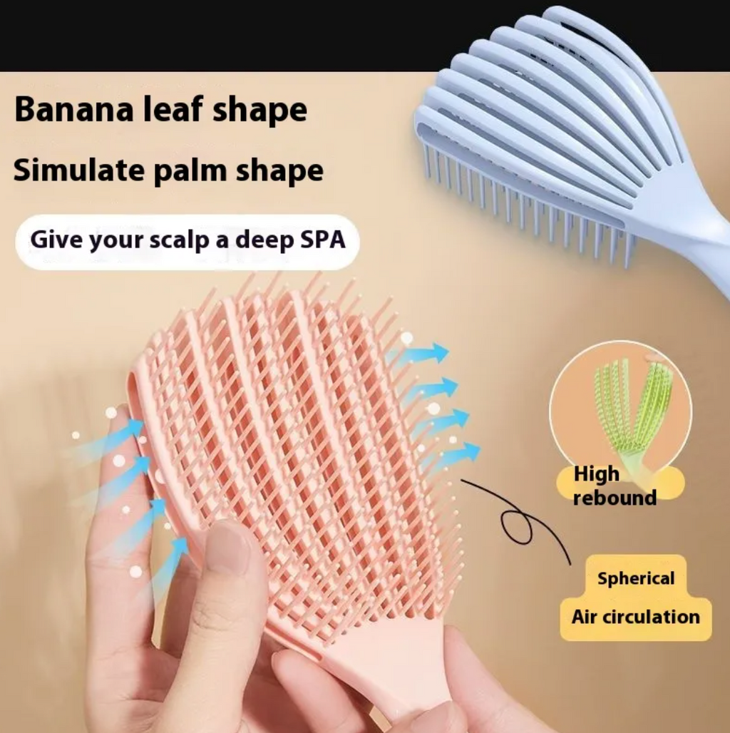 Curved Shell Styling Comb