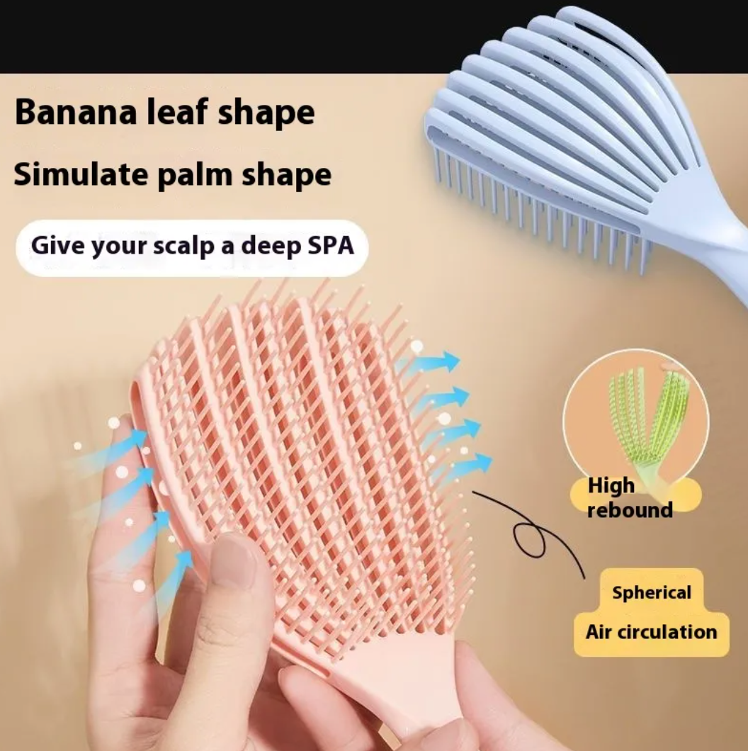 Curved Shell Styling Comb