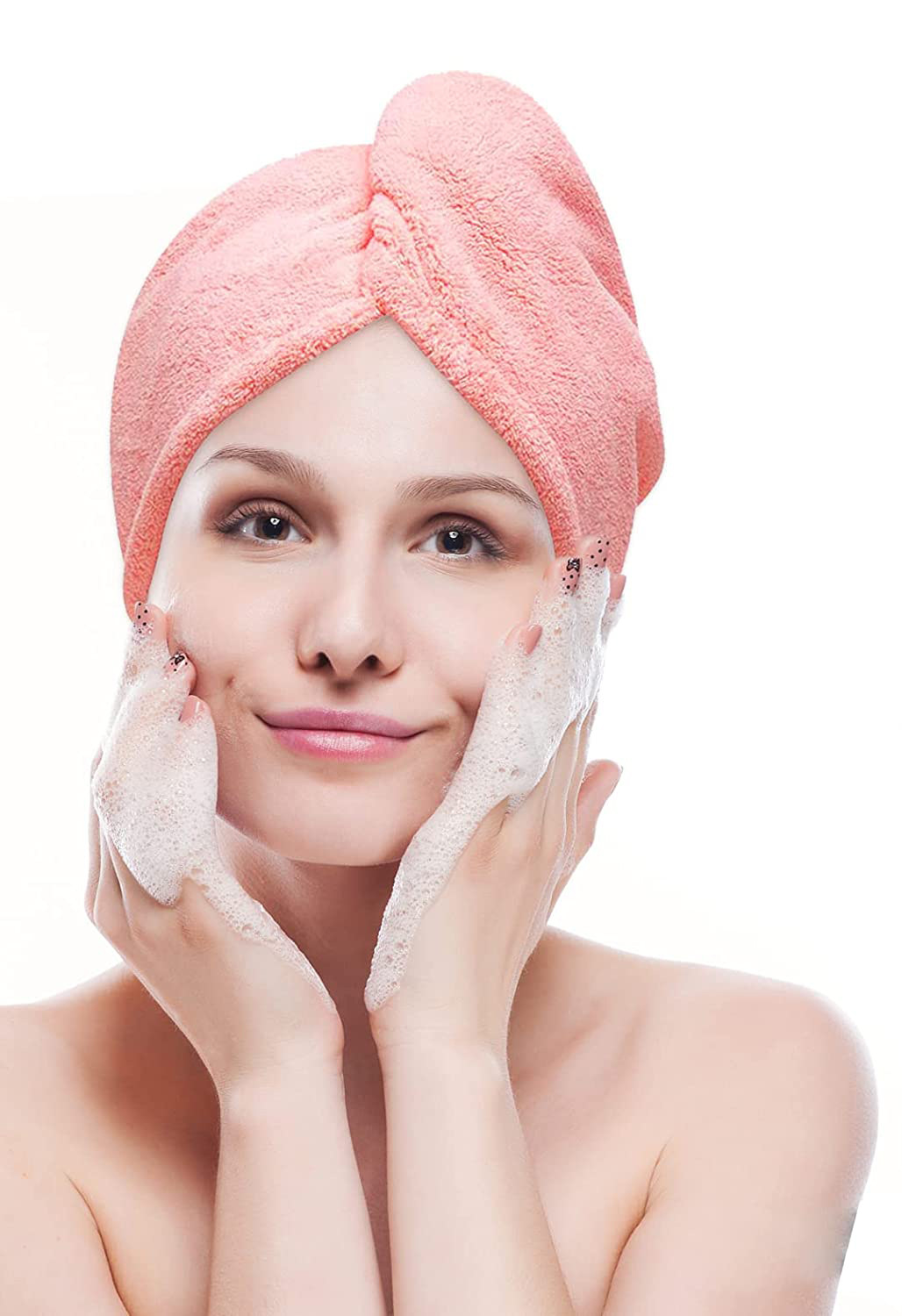Coral Fleece Hair Towel Wrap