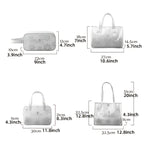 Translucent Waterproof Makeup Bag Toiletry Organizer