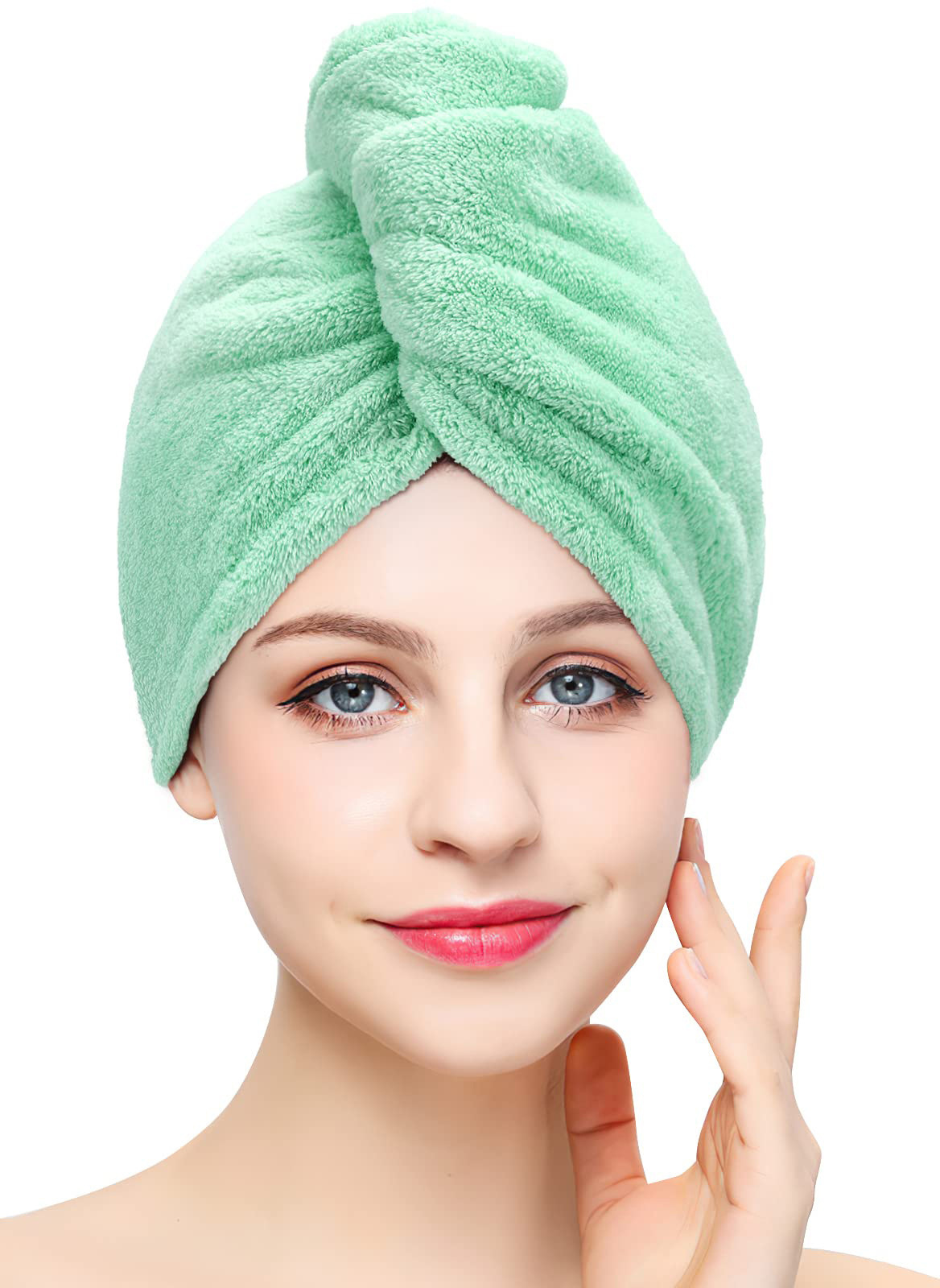 Coral Fleece Hair Towel Wrap