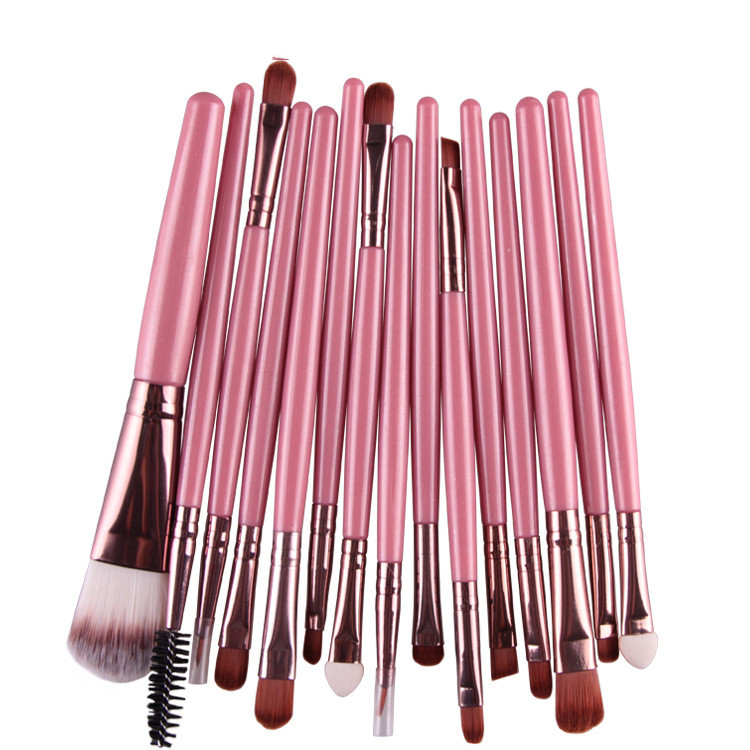 Makeup Brush Collection — 15 Pieces