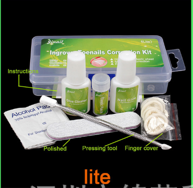 Nail Tips Set with Adhesive and Nail Art Sticks