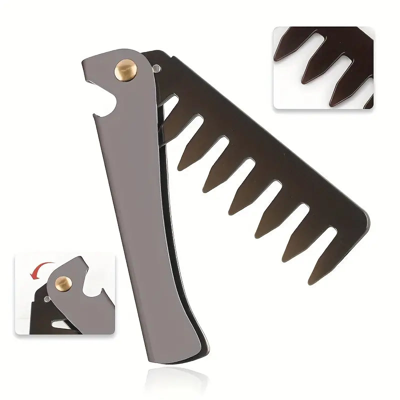 Folding Pocket Grooming Comb