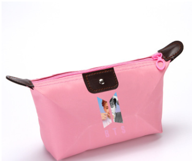Colourful Zipped Makeup Pouch