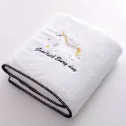 Embroidered Rectangular Towel — 33 × 73 cm