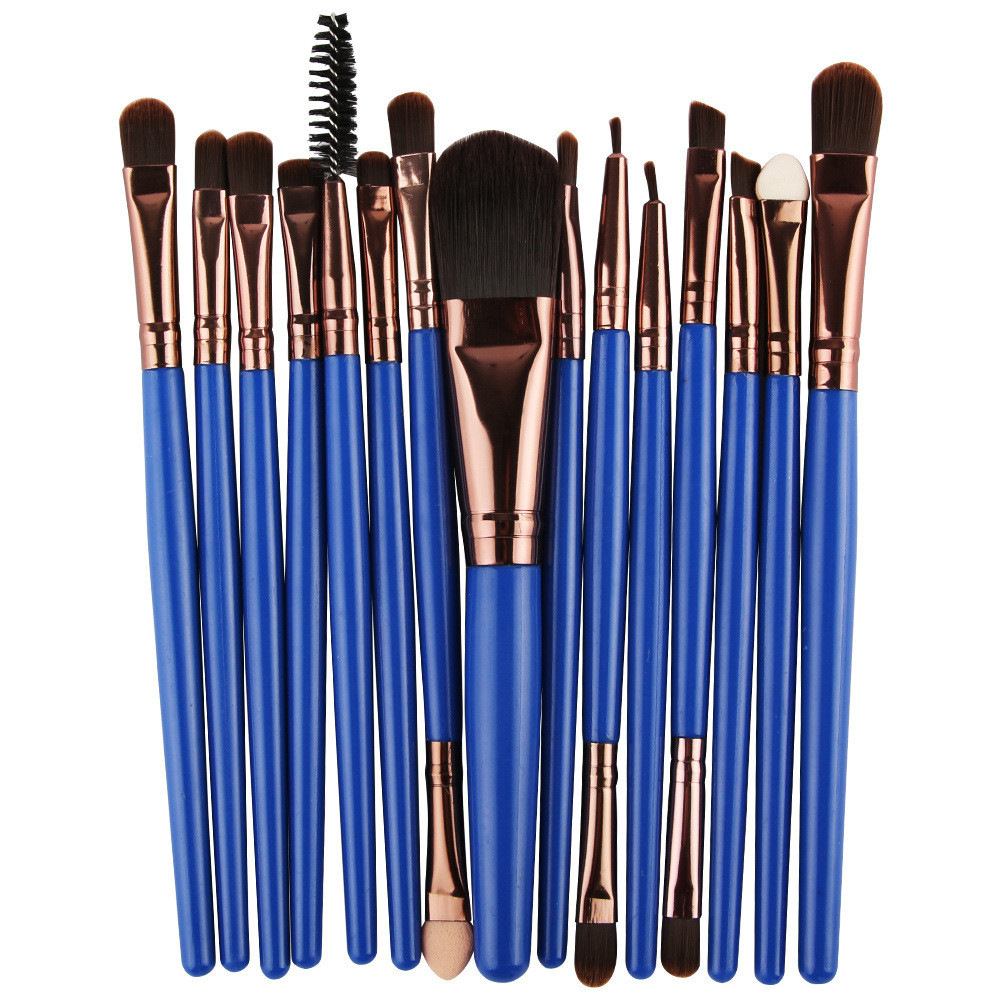 Makeup Brush Collection — 15 Pieces