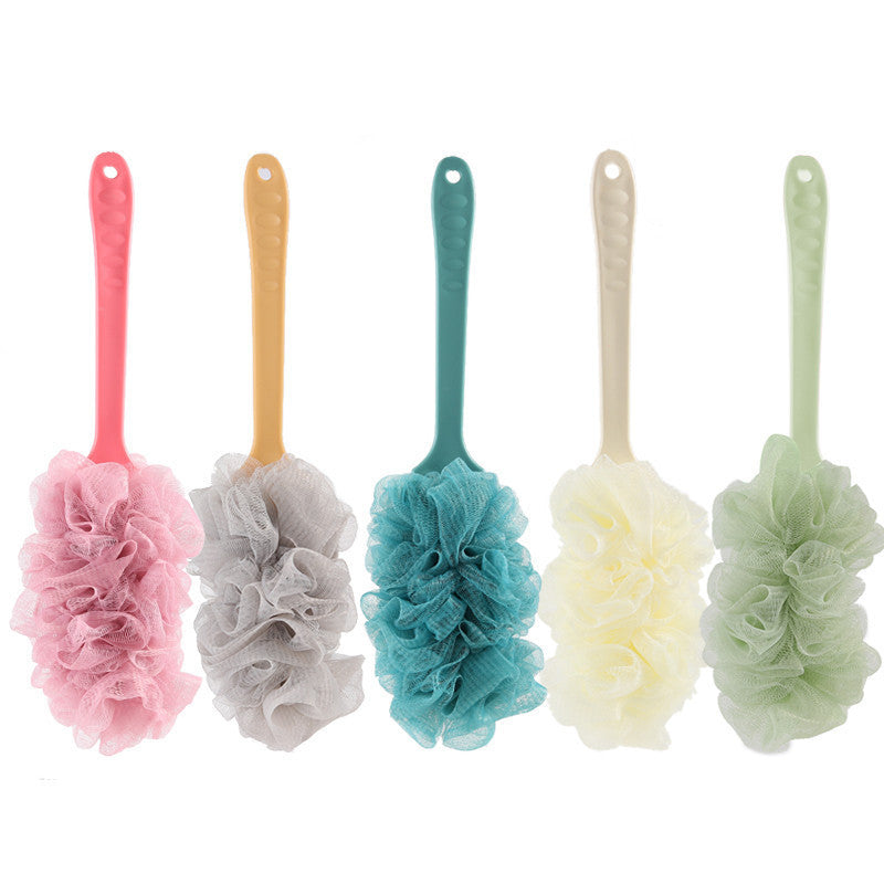 Long-Handle Mesh Shower Brush