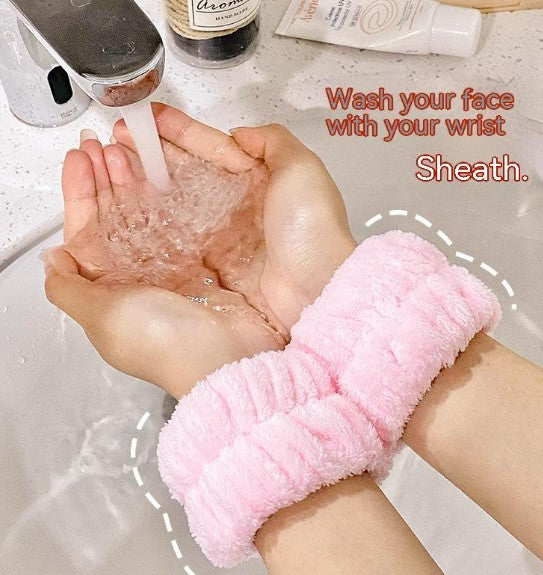 Microfibre Face-Washing Wristband