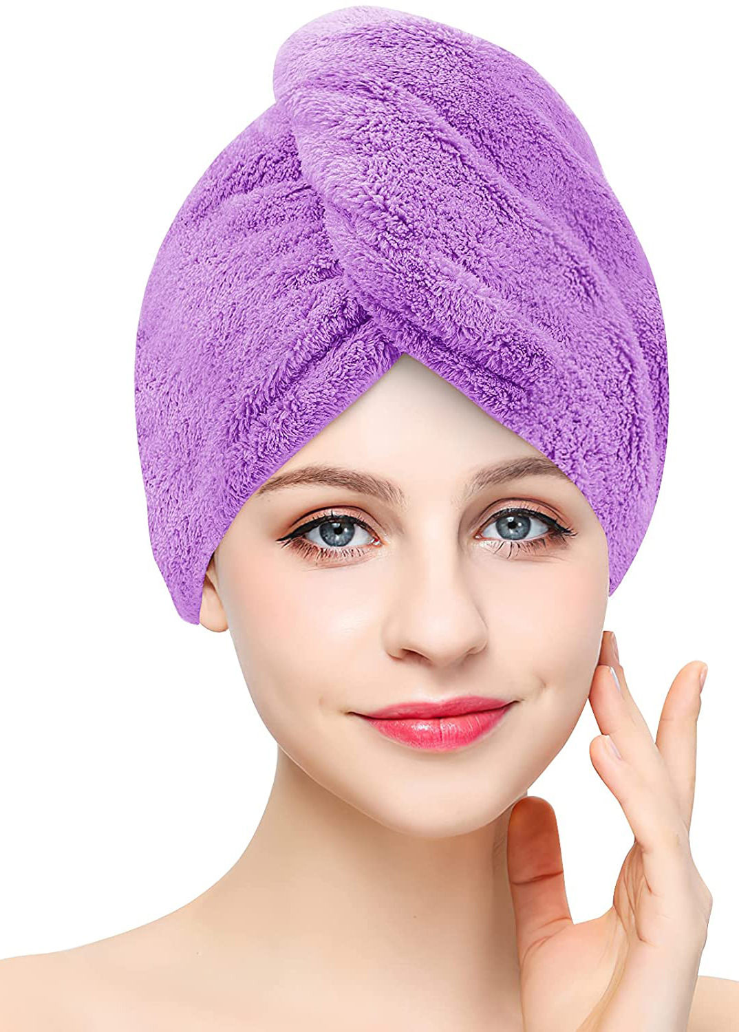 Coral Fleece Hair Towel Wrap