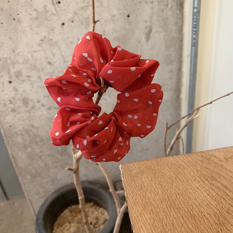 Printed Hair Scrunchie