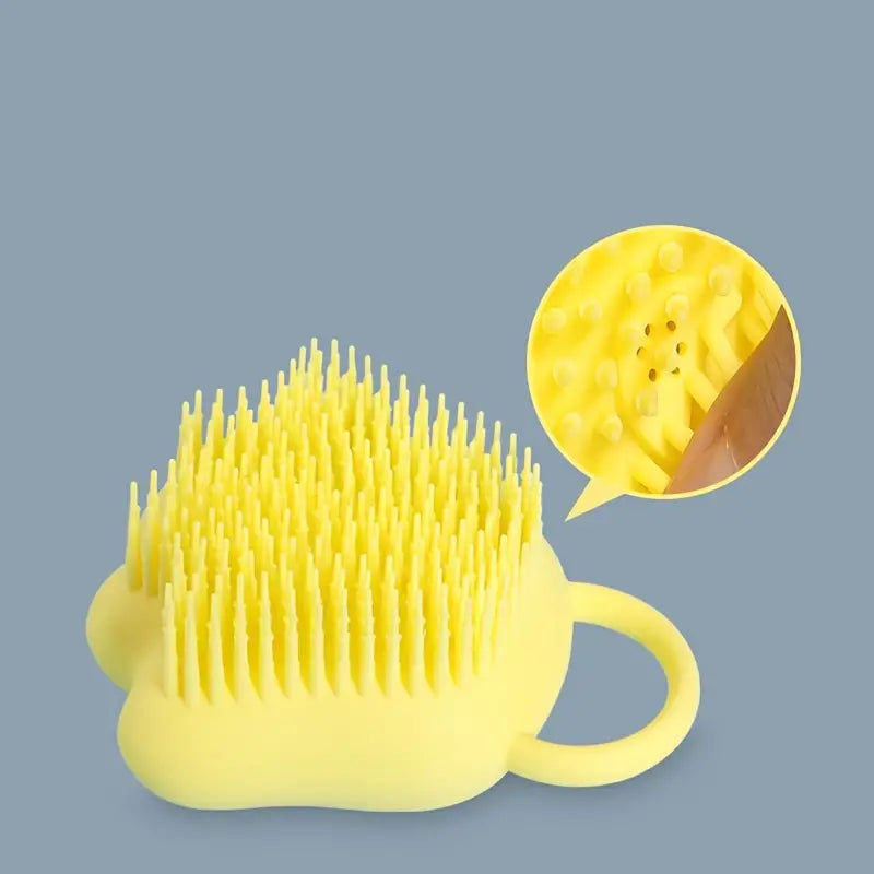 Cat Claw Shaped Silicone Bath Brush (1pc)