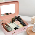 Portable Beauty Case with Mirror