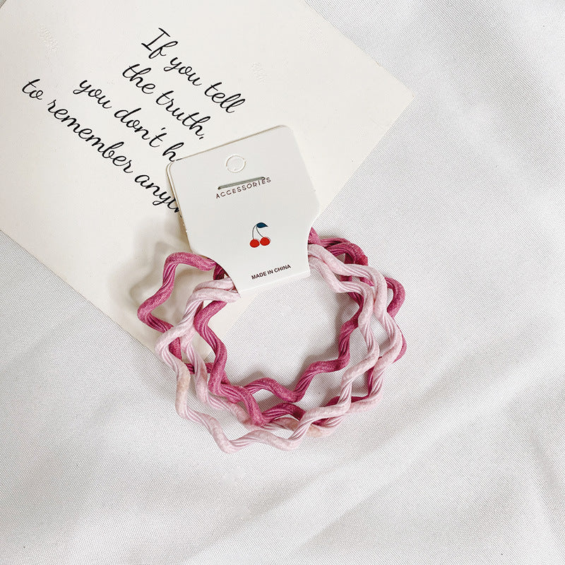 Candy Gradient Wave Hair Ties - Basic Hair Accessories