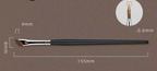 Angled Detail Eyeliner Brush