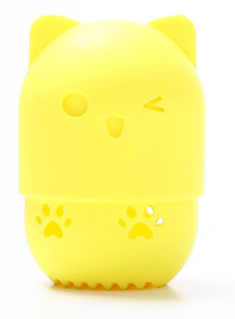 Cat-Shaped Makeup Sponge Case