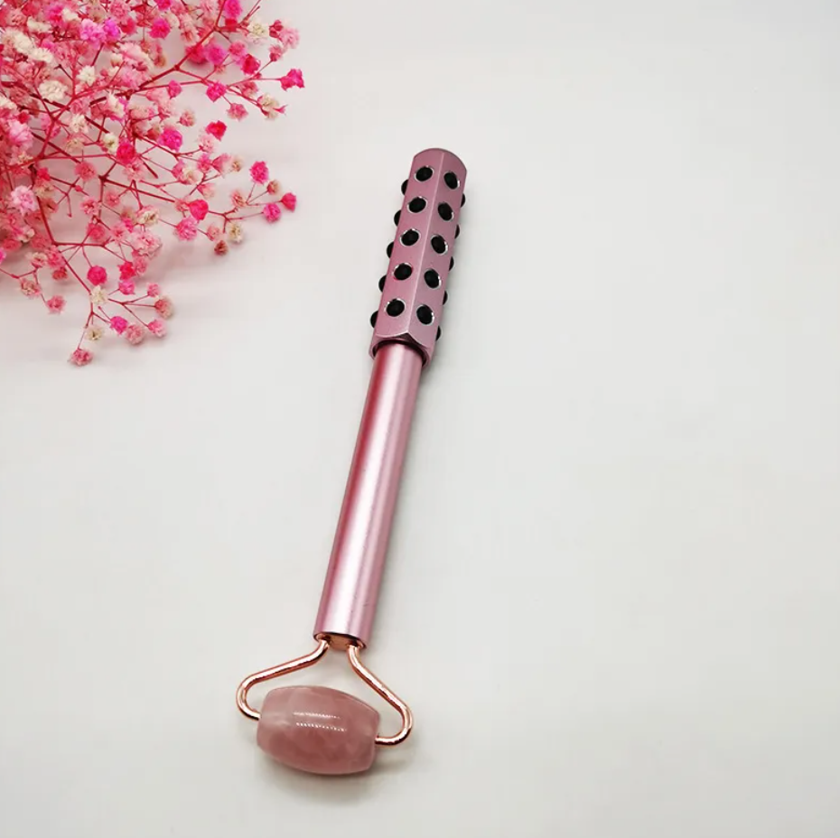 Rose Quartz Facial Massage Tools