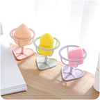 Makeup Sponge Organizer with Dustproof Holder
