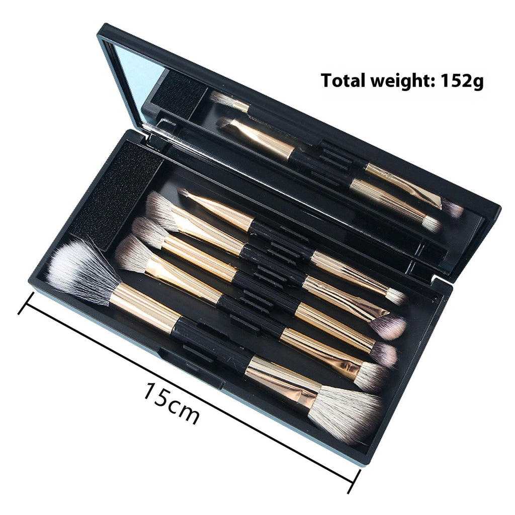 Pocket Makeup Brush & Mirror Set