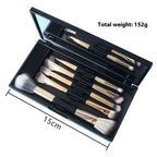Pocket Makeup Brush & Mirror Set