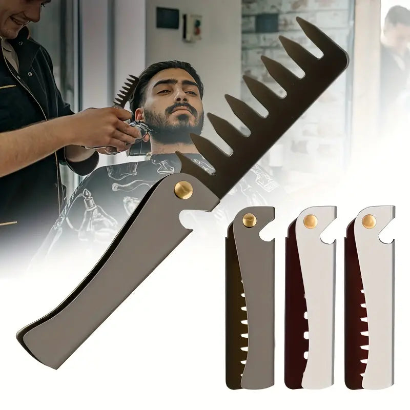 Folding Pocket Grooming Comb