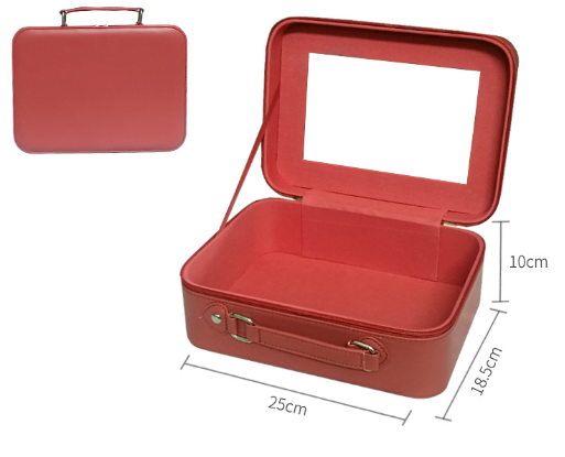 Portable Beauty Case with Mirror