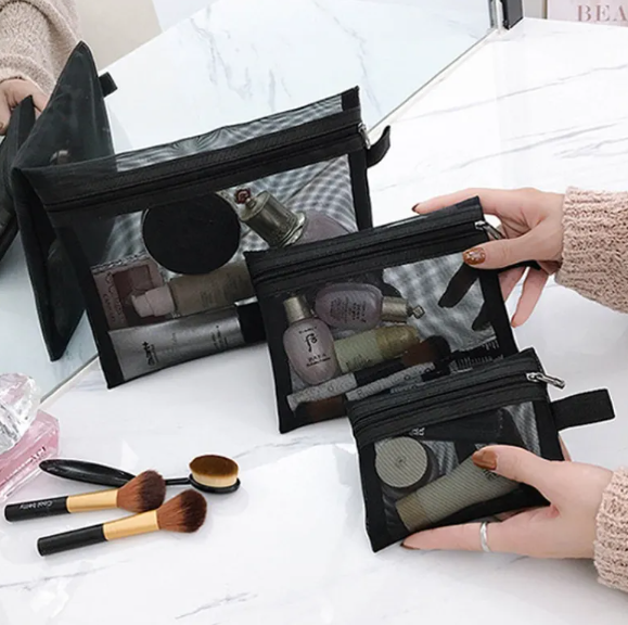 Mesh Makeup Pouch Collection