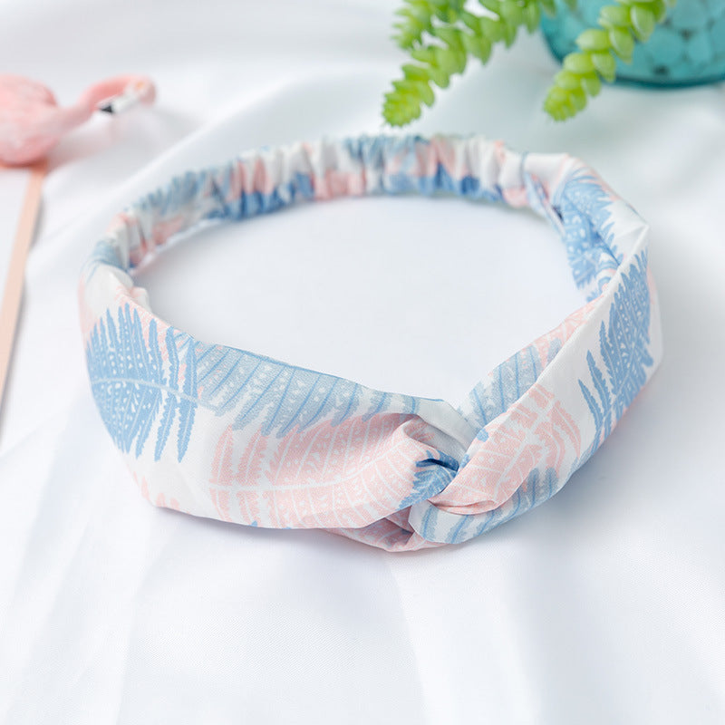 Printed Cross-Front Headband