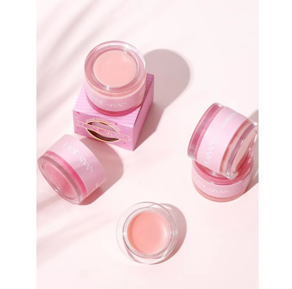 2-in-1 Frosted Lip Balm & Exfoliating Lip Scrub