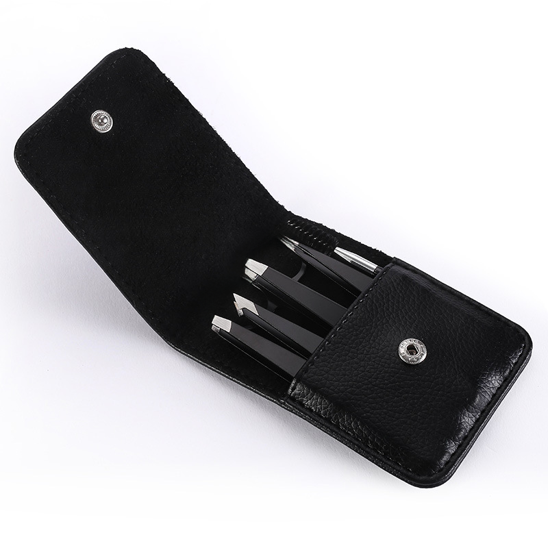 Stainless Steel Eyebrow Tweezer Set