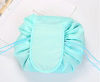 Lay-Flat Drawstring Makeup Bag