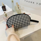 Houndstooth & Zebra Makeup Pouch