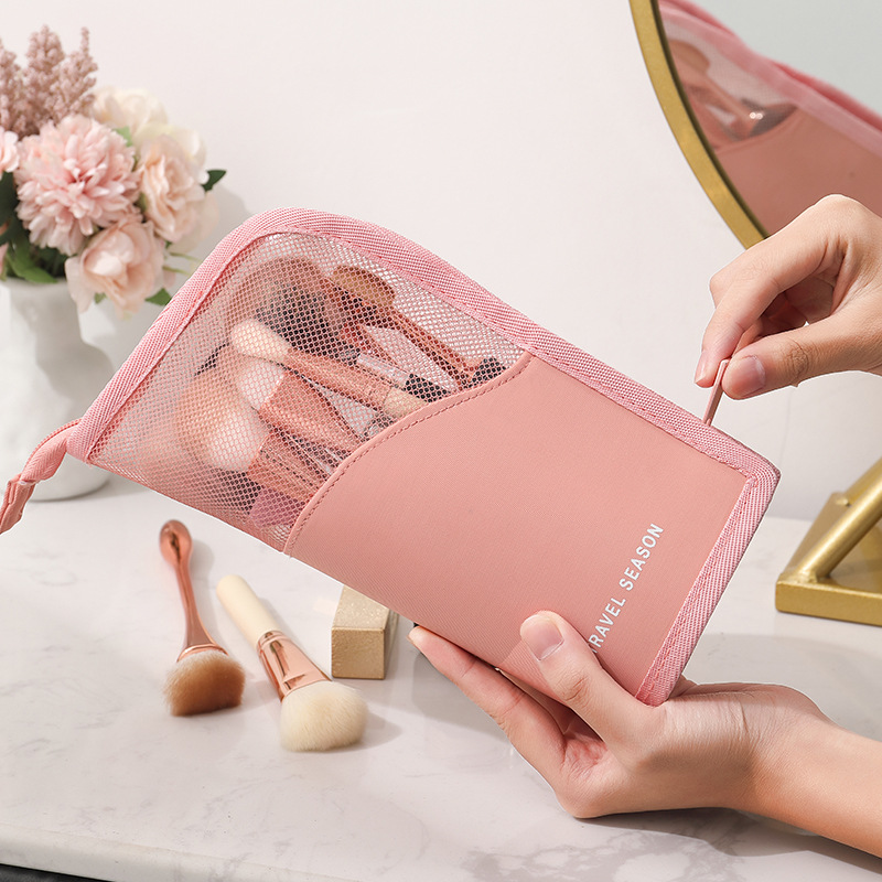 Upright Makeup Brush Storage Bag