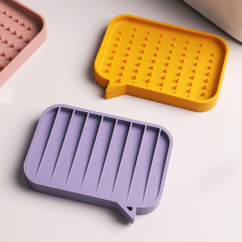 Silicone Draining Soap Tray