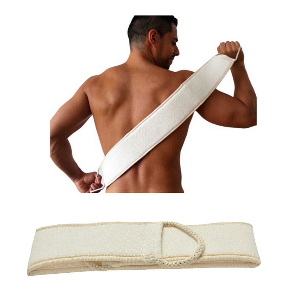 Loofah Back Scrubbing Strap