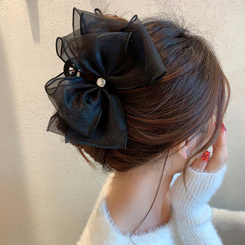 Bow Hair Claw Clip