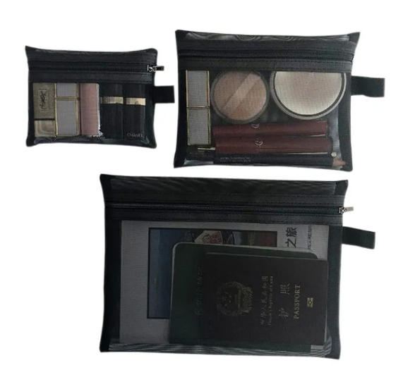 Mesh Makeup Pouch Collection