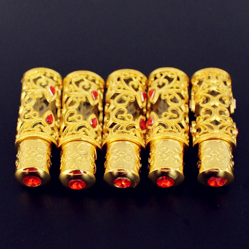 Gold-Finish Fragrance Bottle — 3 ml