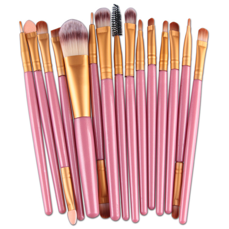 Makeup Brush Collection — 15 Pieces
