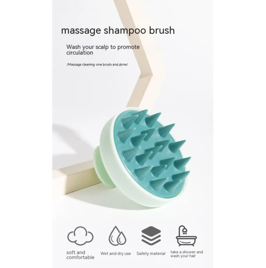 Silicone Shampoo & Scalp Brush