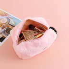 Plush Makeup Bag - Stylish Multi-functional Organizer