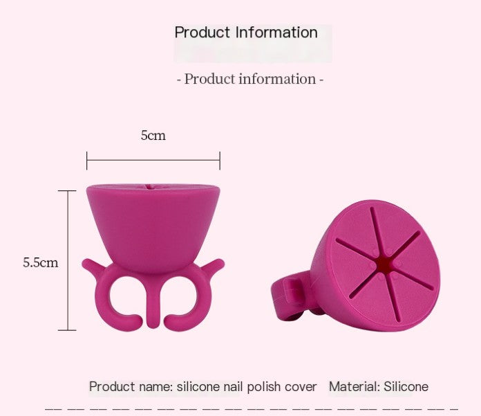 Silicone Nail Polish Bottle Holder