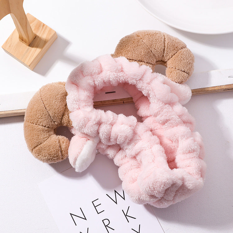 Plush Horn Skincare Headband