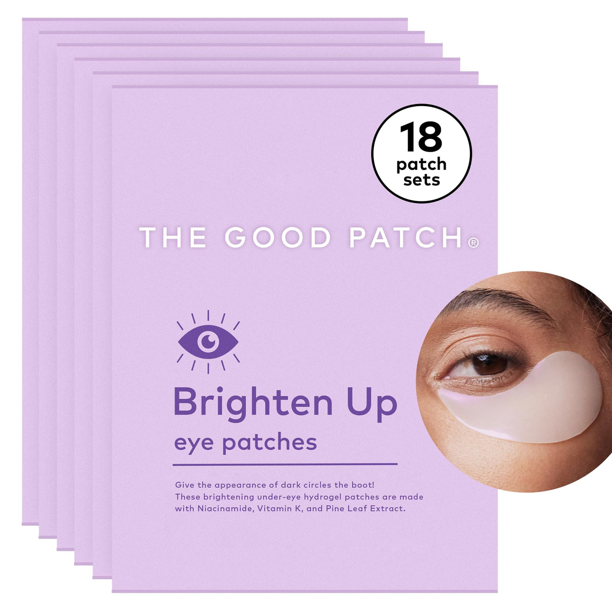 The Good Patch Brighten Up Eye Patches